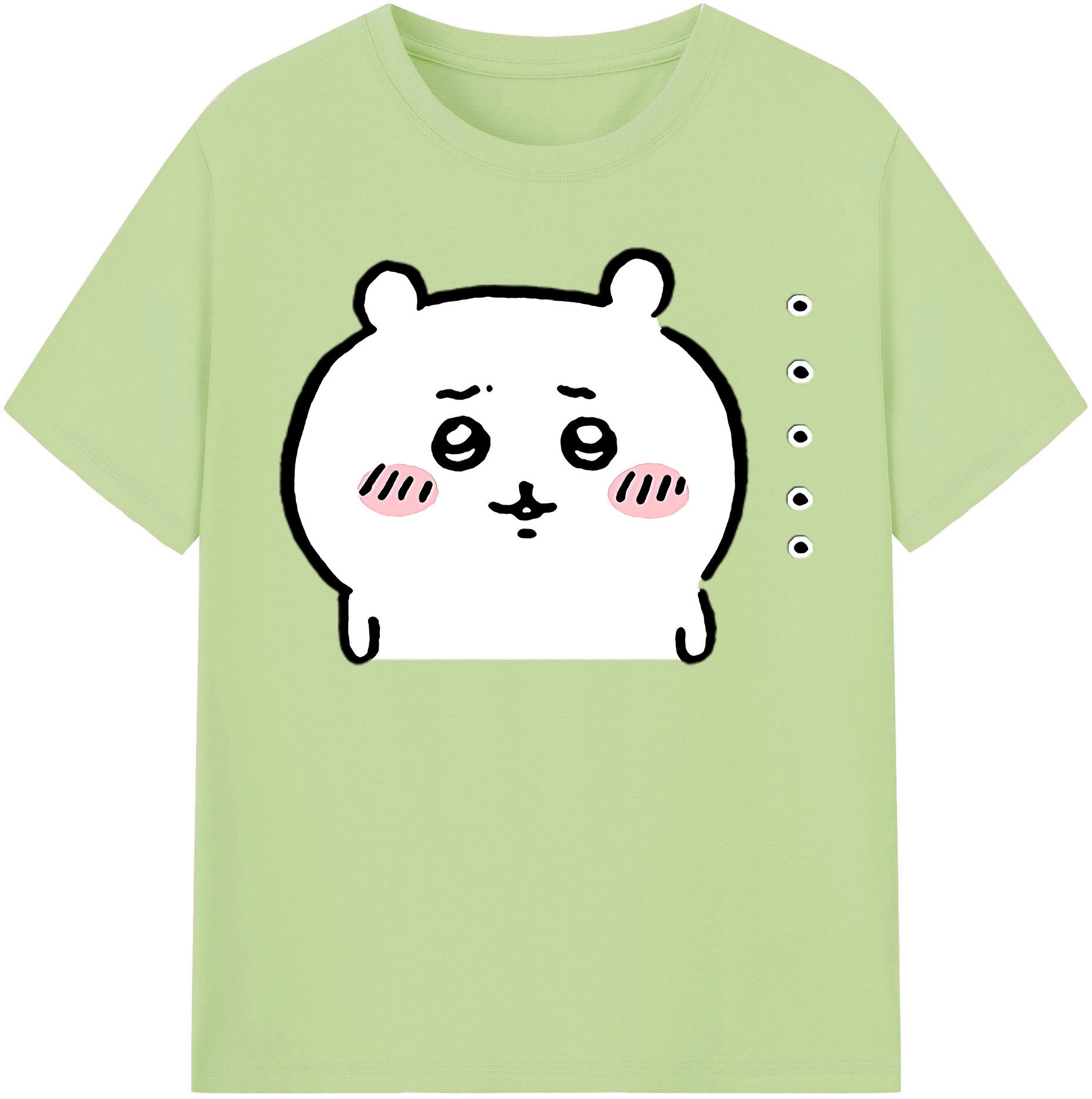 （画像用） ちいかわ ちいかわ Chii-kawa chiikawa 綿100％半袖Tシャツ（フロントプリント）